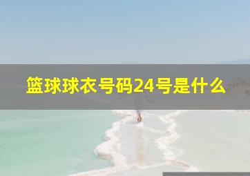 篮球球衣号码24号是什么