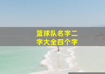 篮球队名字二字大全四个字