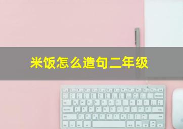 米饭怎么造句二年级