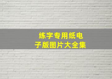 练字专用纸电子版图片大全集