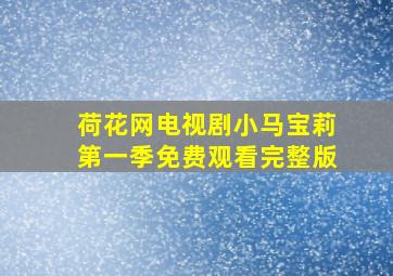 荷花网电视剧小马宝莉第一季免费观看完整版