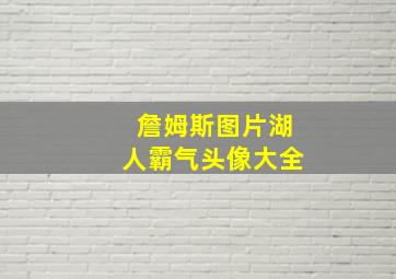 詹姆斯图片湖人霸气头像大全