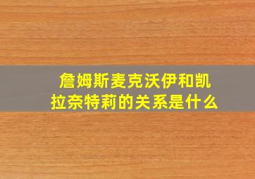 詹姆斯麦克沃伊和凯拉奈特莉的关系是什么