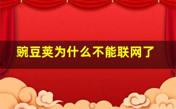 豌豆荚为什么不能联网了