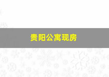 贵阳公寓现房