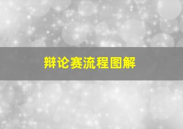 辩论赛流程图解