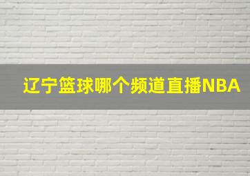 辽宁篮球哪个频道直播NBA