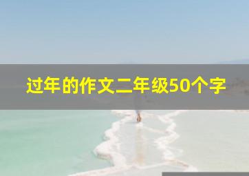 过年的作文二年级50个字