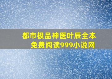 都市极品神医叶辰全本免费阅读999小说网