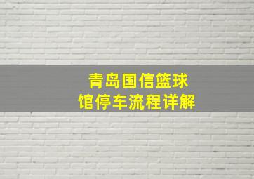 青岛国信篮球馆停车流程详解