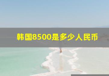 韩国8500是多少人民币