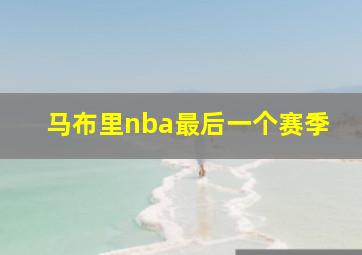 马布里nba最后一个赛季