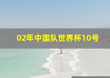 02年中国队世界杯10号