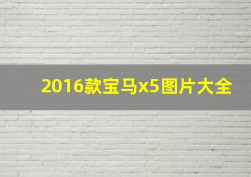 2016款宝马x5图片大全