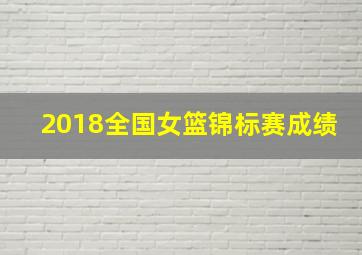 2018全国女篮锦标赛成绩