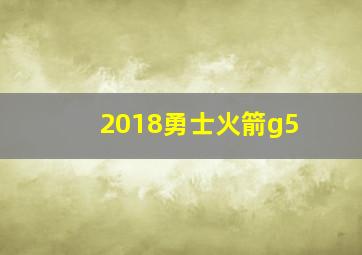 2018勇士火箭g5