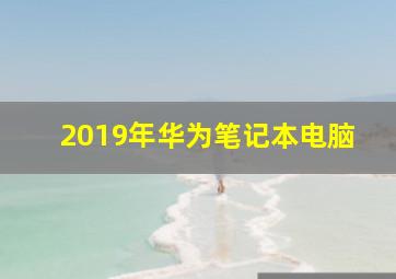 2019年华为笔记本电脑