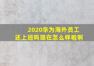 2020华为海外员工还上班吗现在怎么样啦啊