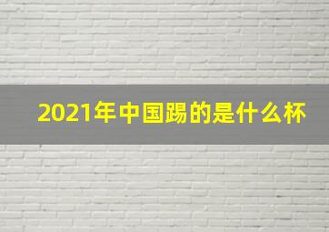 2021年中国踢的是什么杯