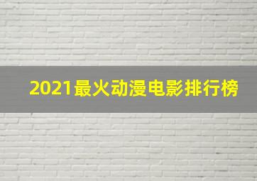 2021最火动漫电影排行榜