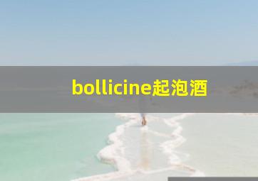 bollicine起泡酒