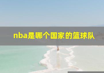 nba是哪个国家的篮球队