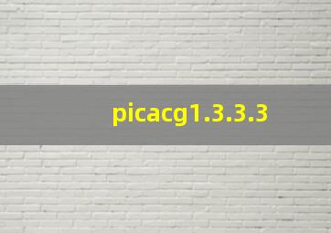 picacg1.3.3.3