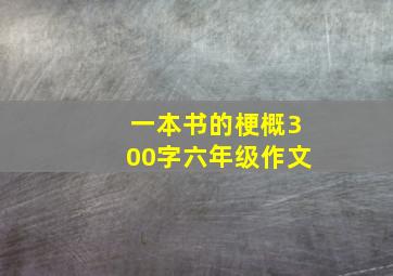 一本书的梗概300字六年级作文