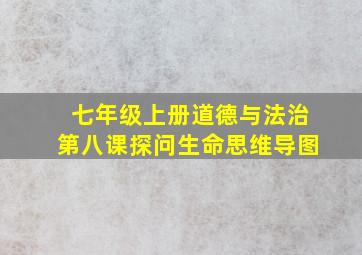 七年级上册道德与法治第八课探问生命思维导图