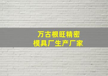 万古根旺精密模具厂生产厂家