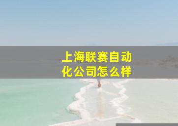 上海联赛自动化公司怎么样