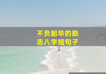 不负韶华的励志八字短句子