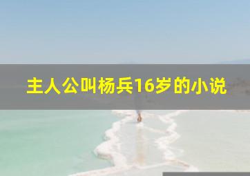 主人公叫杨兵16岁的小说