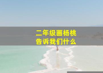 二年级画杨桃告诉我们什么