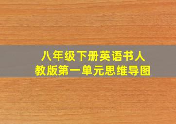 八年级下册英语书人教版第一单元思维导图