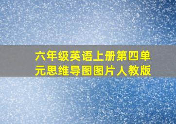 六年级英语上册第四单元思维导图图片人教版