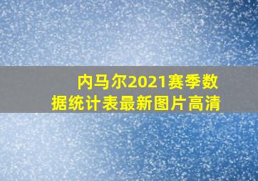 内马尔2021赛季数据统计表最新图片高清