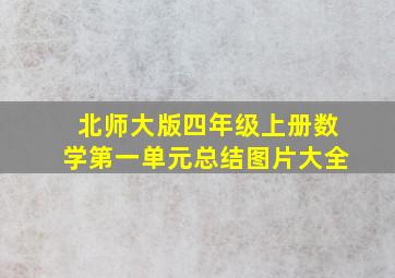 北师大版四年级上册数学第一单元总结图片大全