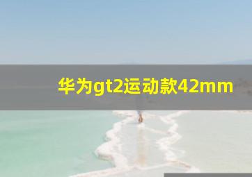 华为gt2运动款42mm