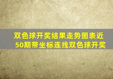 双色球开奖结果走势图表近50期带坐标连线双色球开奖