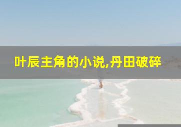 叶辰主角的小说,丹田破碎