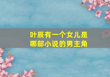 叶辰有一个女儿是哪部小说的男主角