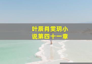 叶辰肖雯玥小说第四十一章