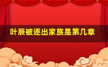 叶辰被逐出家族是第几章