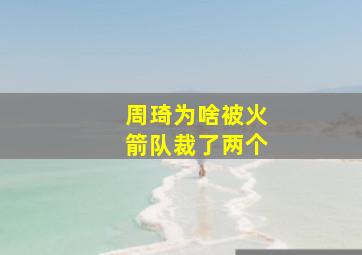 周琦为啥被火箭队裁了两个