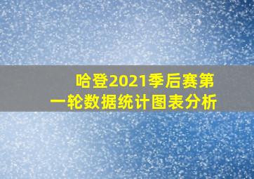 哈登2021季后赛第一轮数据统计图表分析