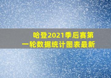 哈登2021季后赛第一轮数据统计图表最新