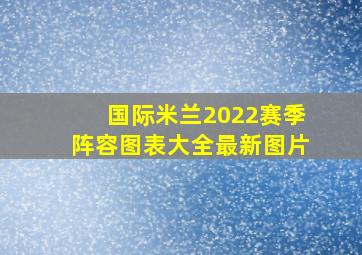 国际米兰2022赛季阵容图表大全最新图片