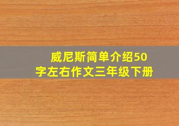 威尼斯简单介绍50字左右作文三年级下册