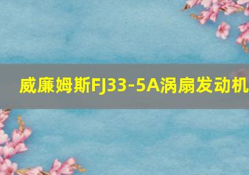 威廉姆斯FJ33-5A涡扇发动机